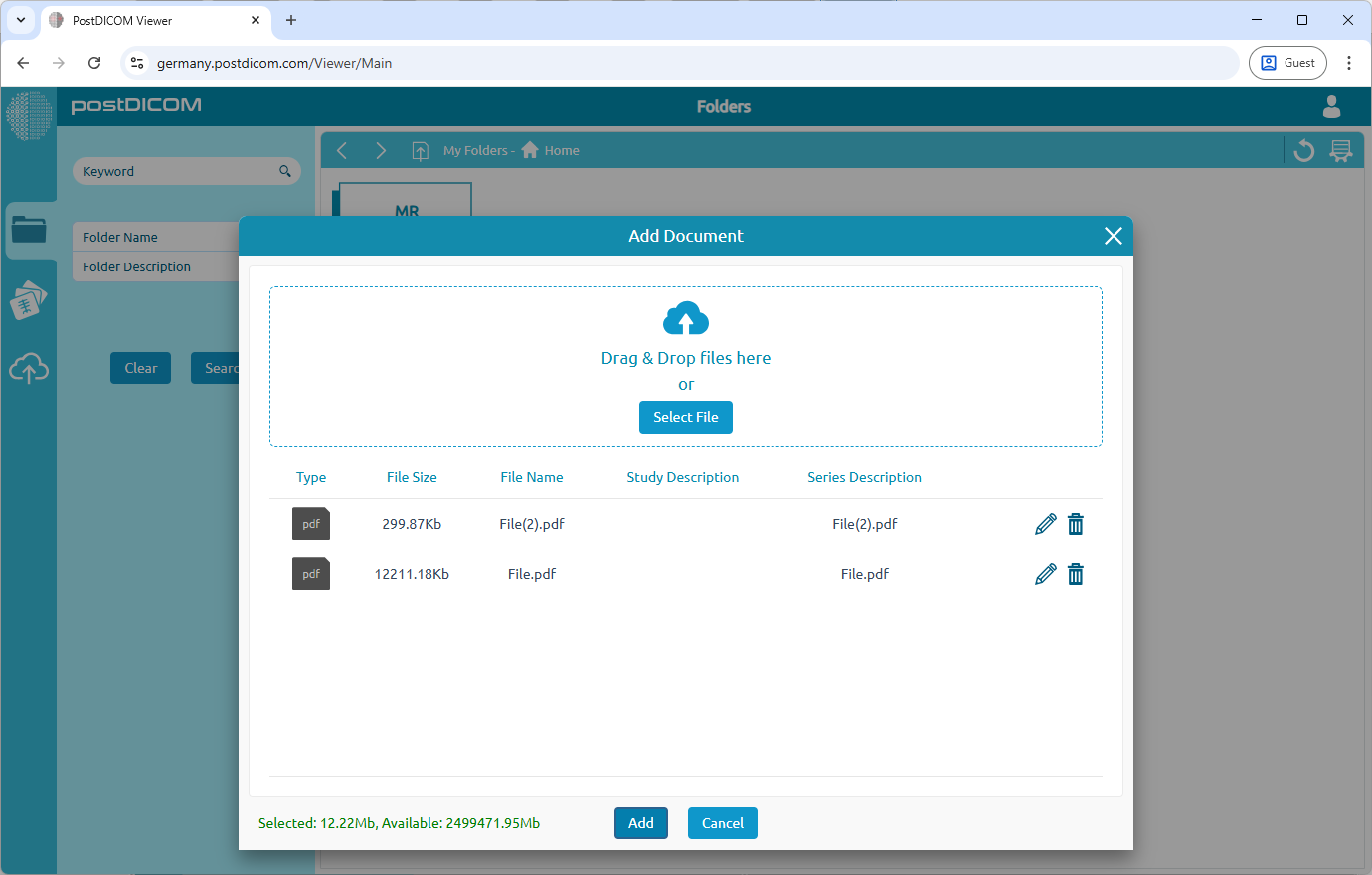 Sending Documents To Your Doctor